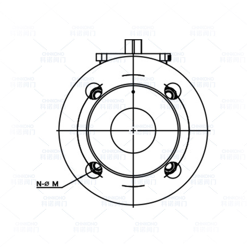 1000WOG高平台三片式法兰球阀-PN64