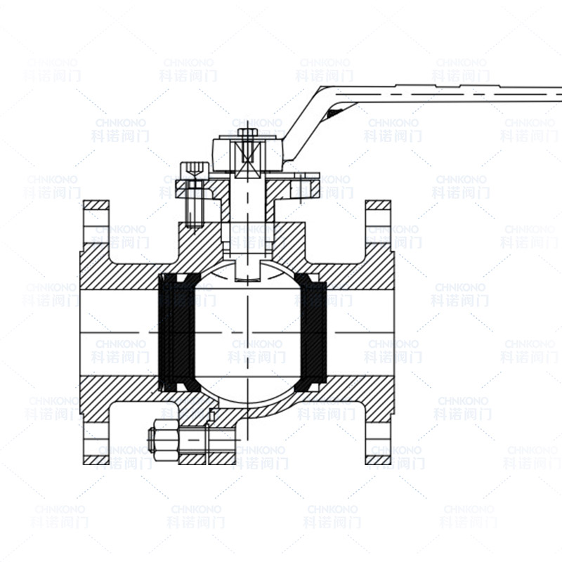 硬密封锻钢（模锻）法兰球阀