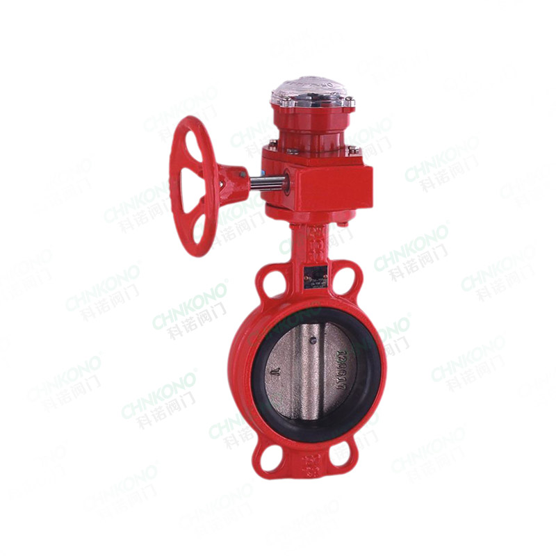 带信号反馈衬胶对夹蝶阀