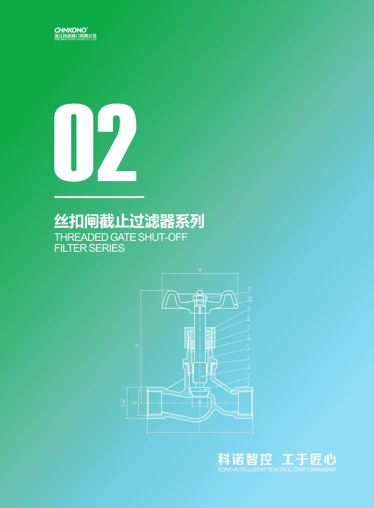 丝扣闸截止过滤器系列